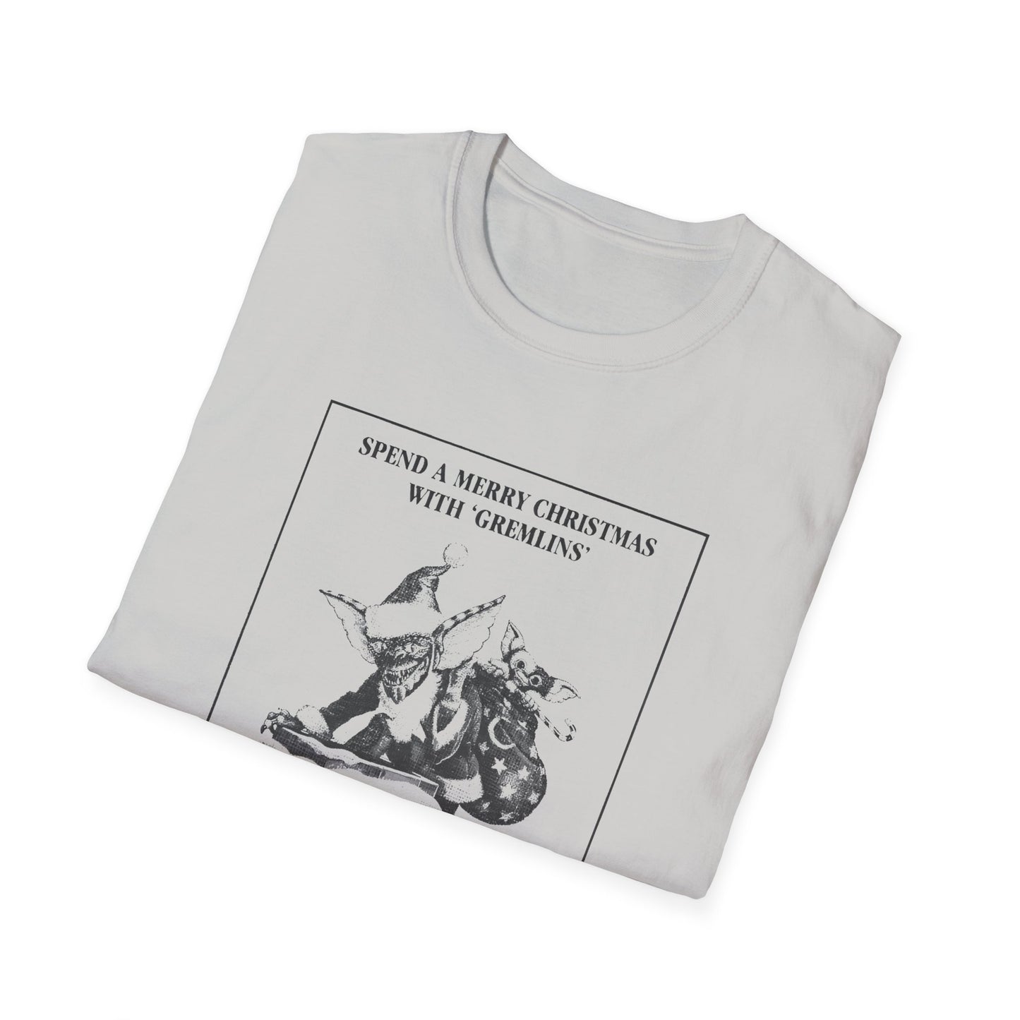1984 gremlins christmas advertisement tshirt