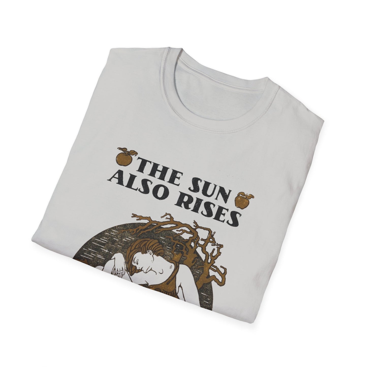 1926 ernest hemingway book cover by cleo damianakes for "the sun also rises" the tshirt