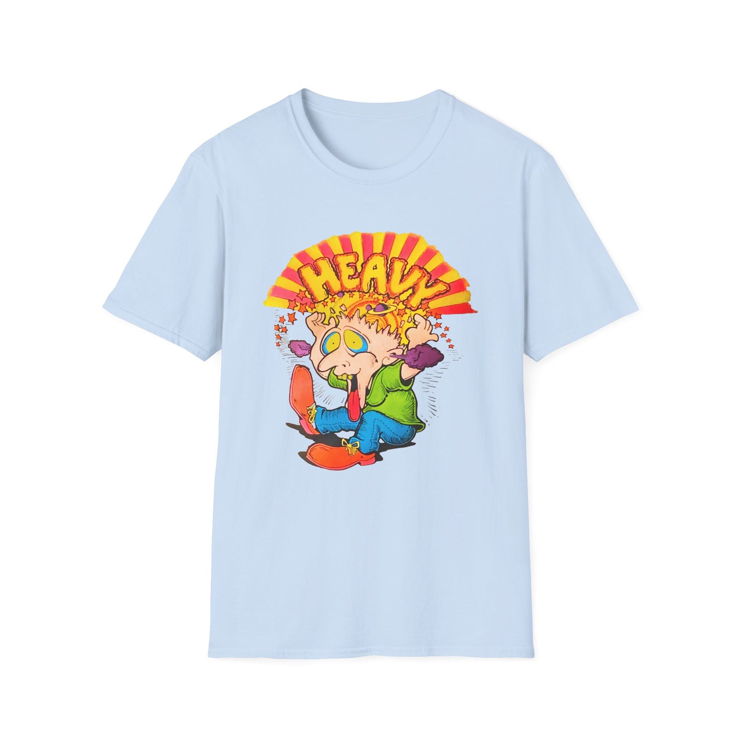 1970s heavy trip cartoon character reproduction tshirt