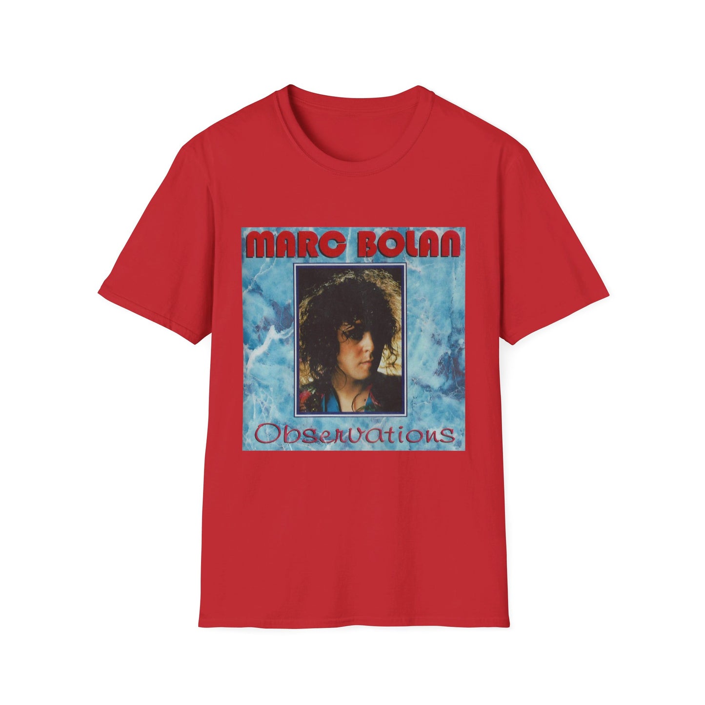 marc bolan 1992 observations album tshirt