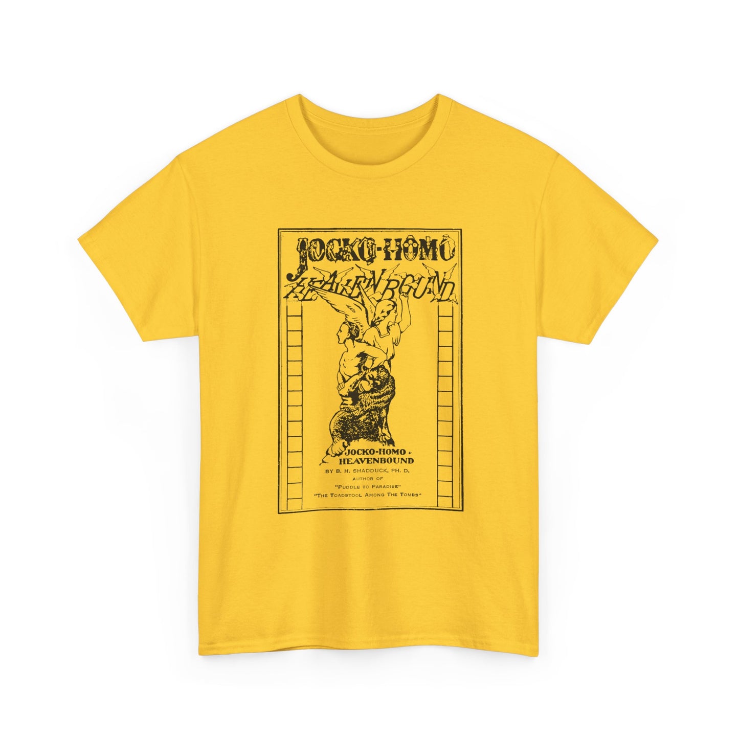jocko-homo heavenbound b. h. shadduck 1925 religious pamphlet tshirt
