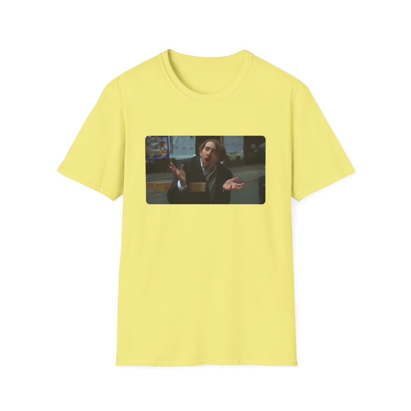 1989 nic cage vampire's kiss movie tshirt