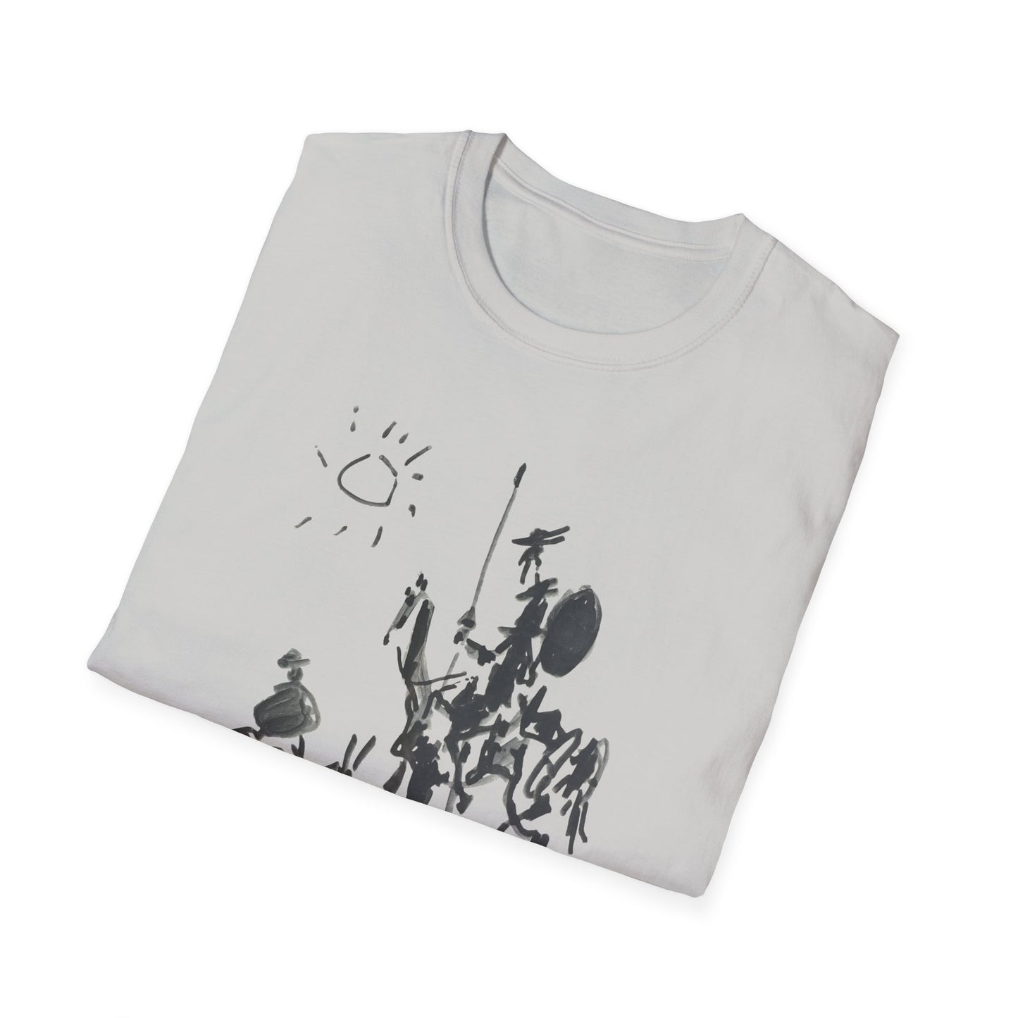 1955 don quixote illustration by pablo ruiz picasso tshirt