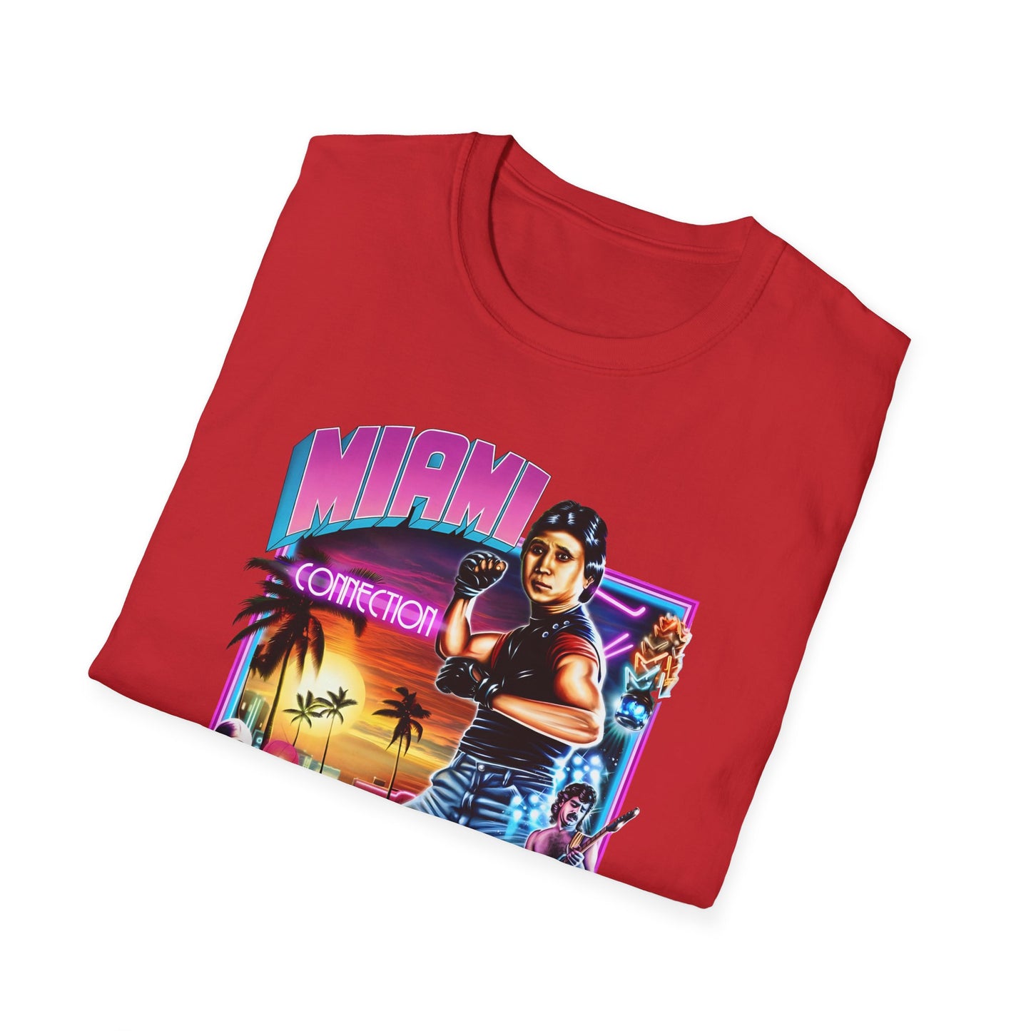 1987 movie miami connection movie poster tshirt