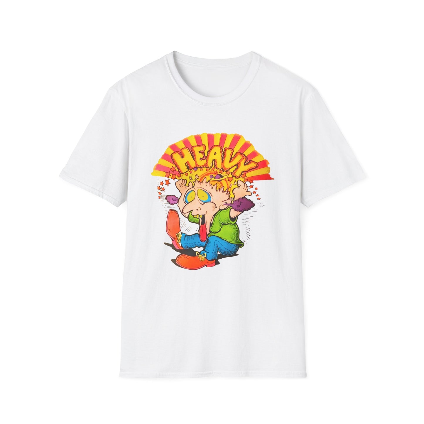 1970s heavy trip cartoon character reproduction tshirt