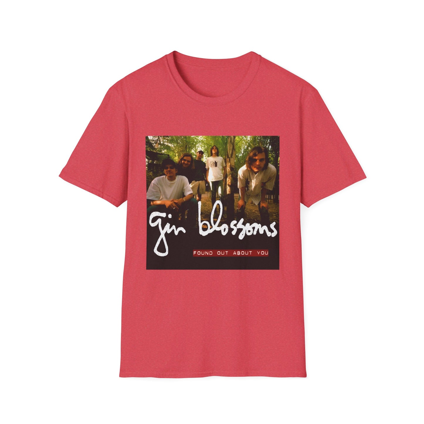 gin blossoms 1989 found out about you single tshirt