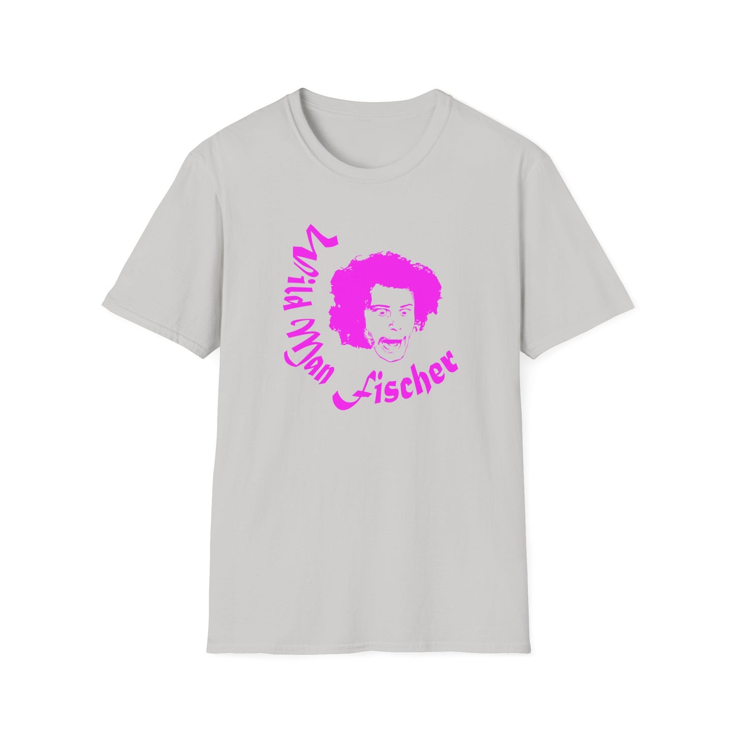 wild man fischer pink stencil tshirt