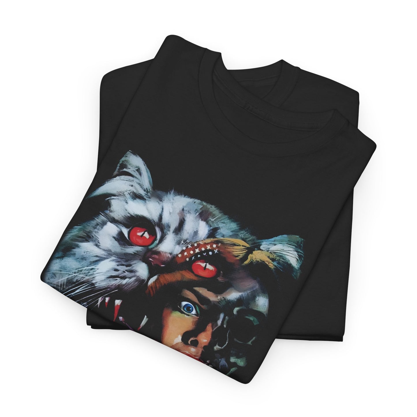 1973 seven deaths in the cat's eye movie poster tshirt