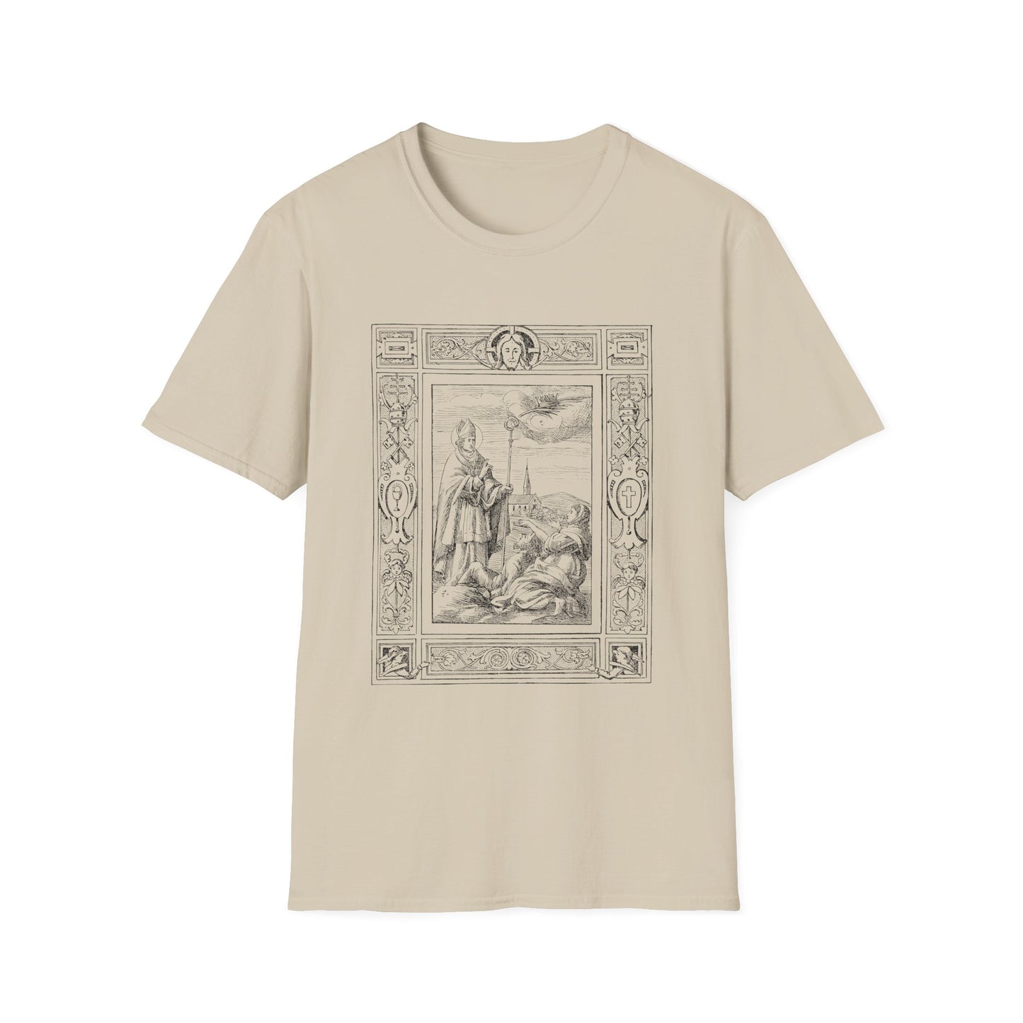 saint valentine healing epilepsy illustrated by dr. frantisek ehrmann circa 1899 tshirt