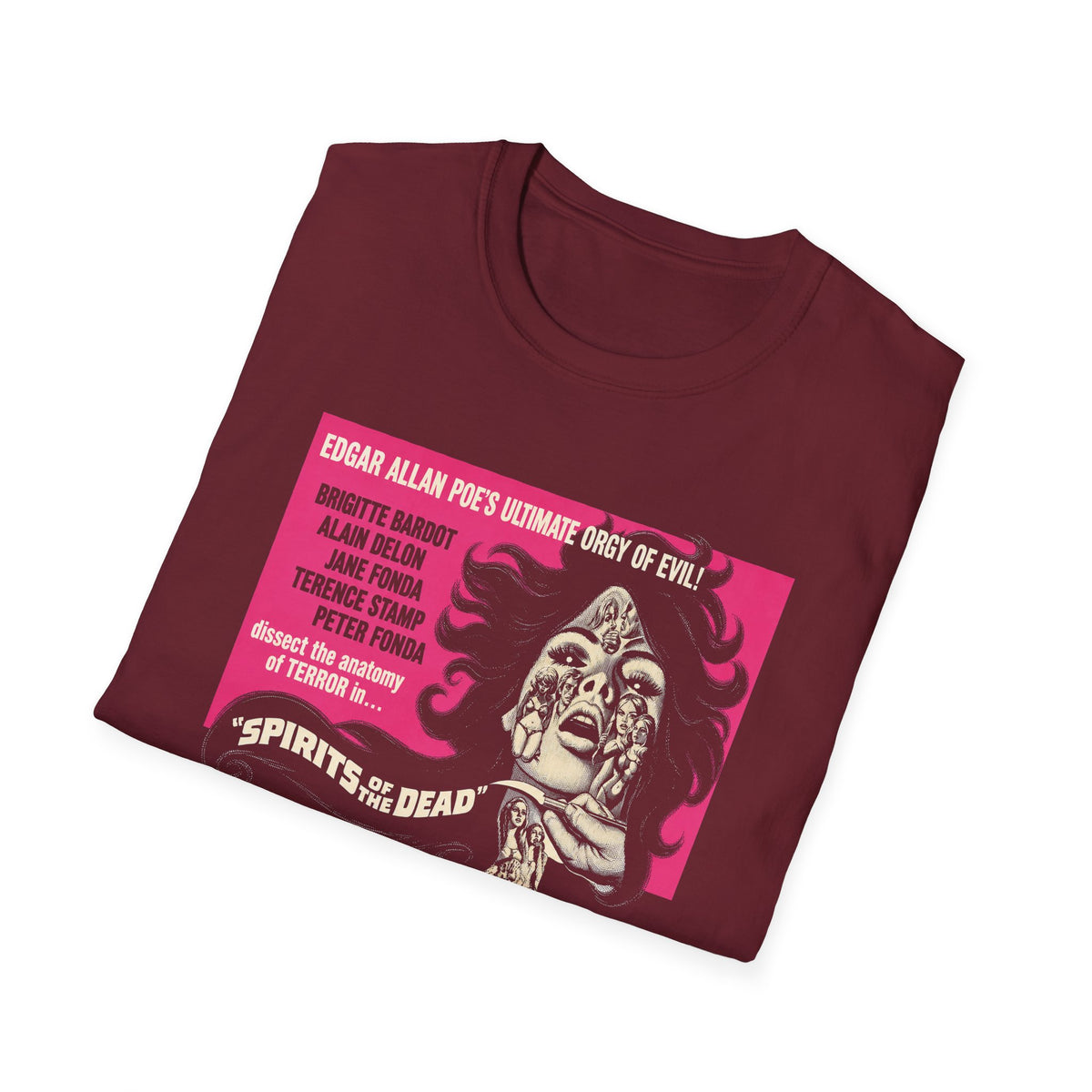 spirits of the dead 1968 horror trilogy movie poster tshirt