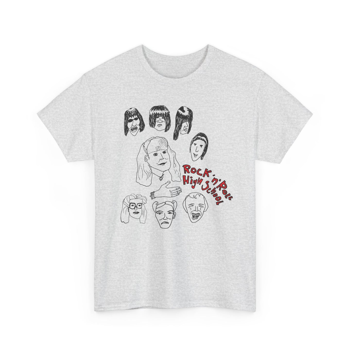 rock n roll high school bizarre original drawing tshirt