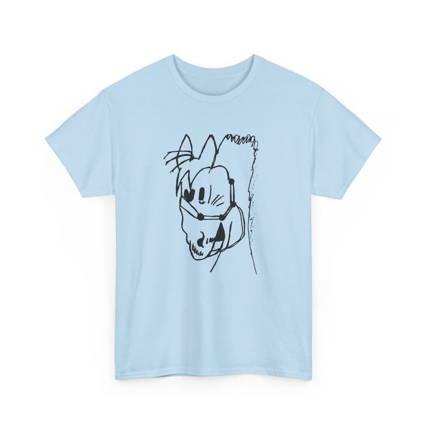 vintage netherlands qsl card of strange donkey like creature tshirt