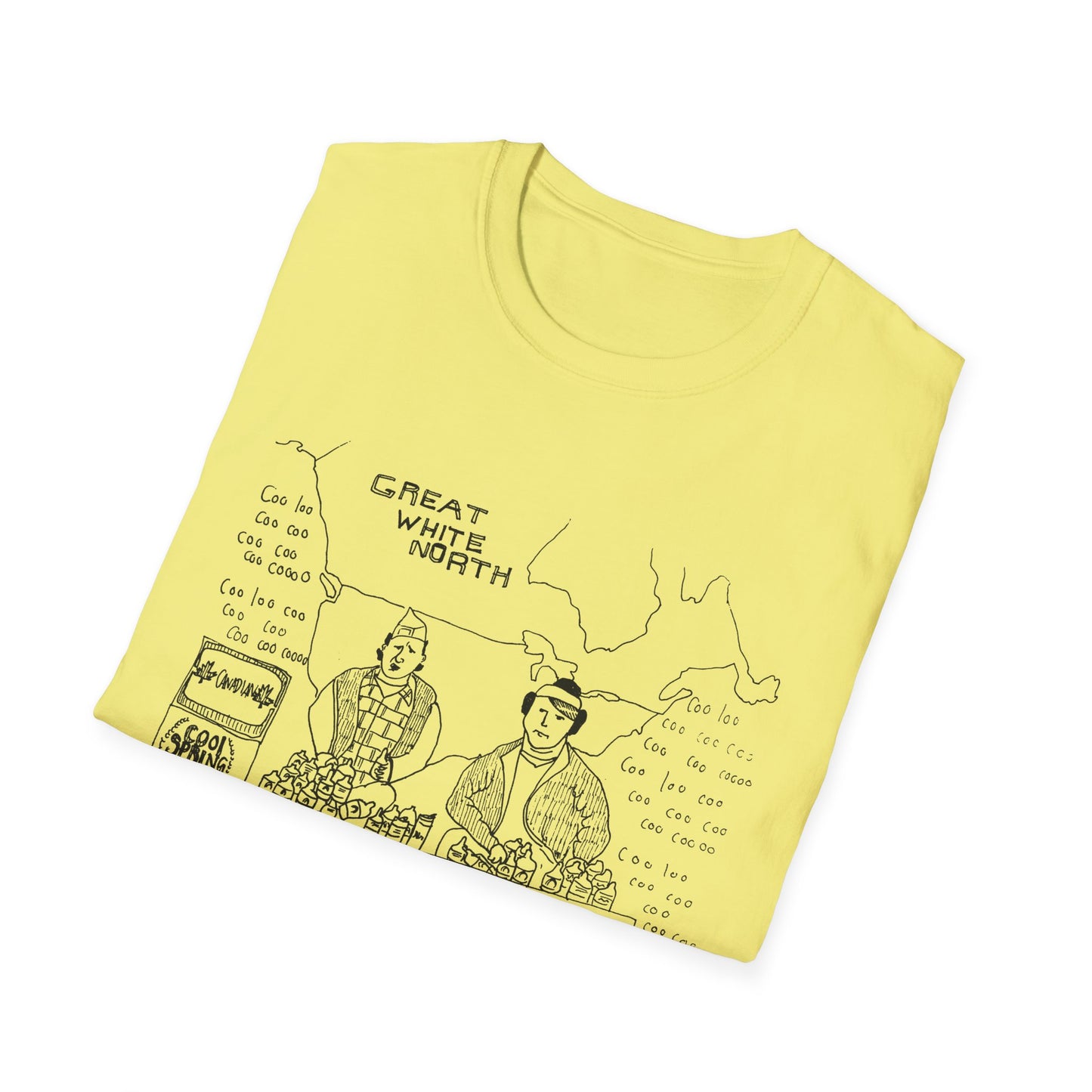 original drawing of bob and doug mckenzie tshirt