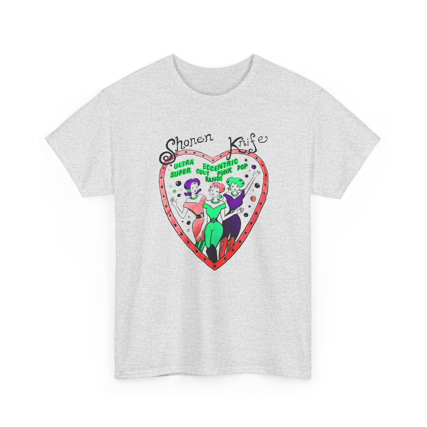 1990s vintage shonen knife reproduction edit tshirt