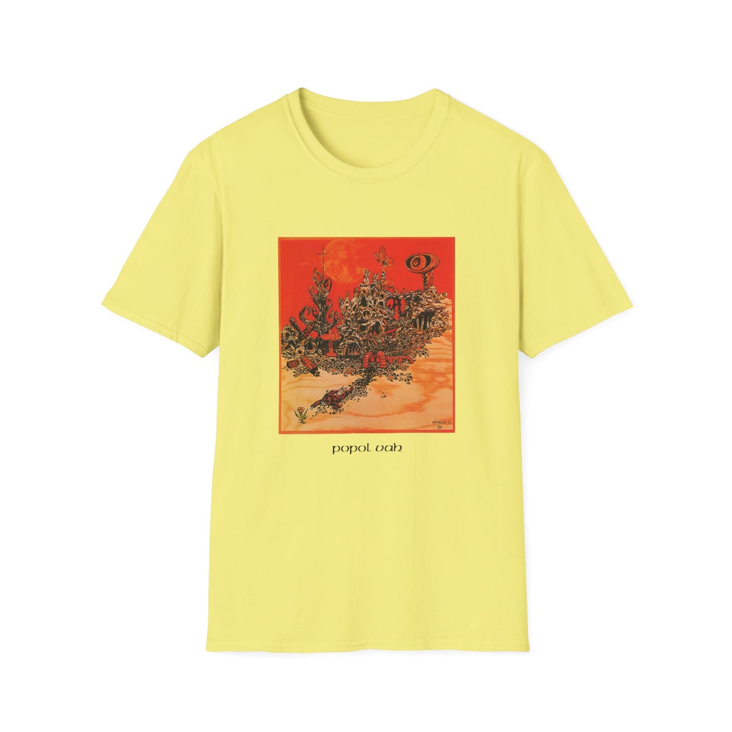 popol ace / ex popol vuh 1972 album cover tshirt