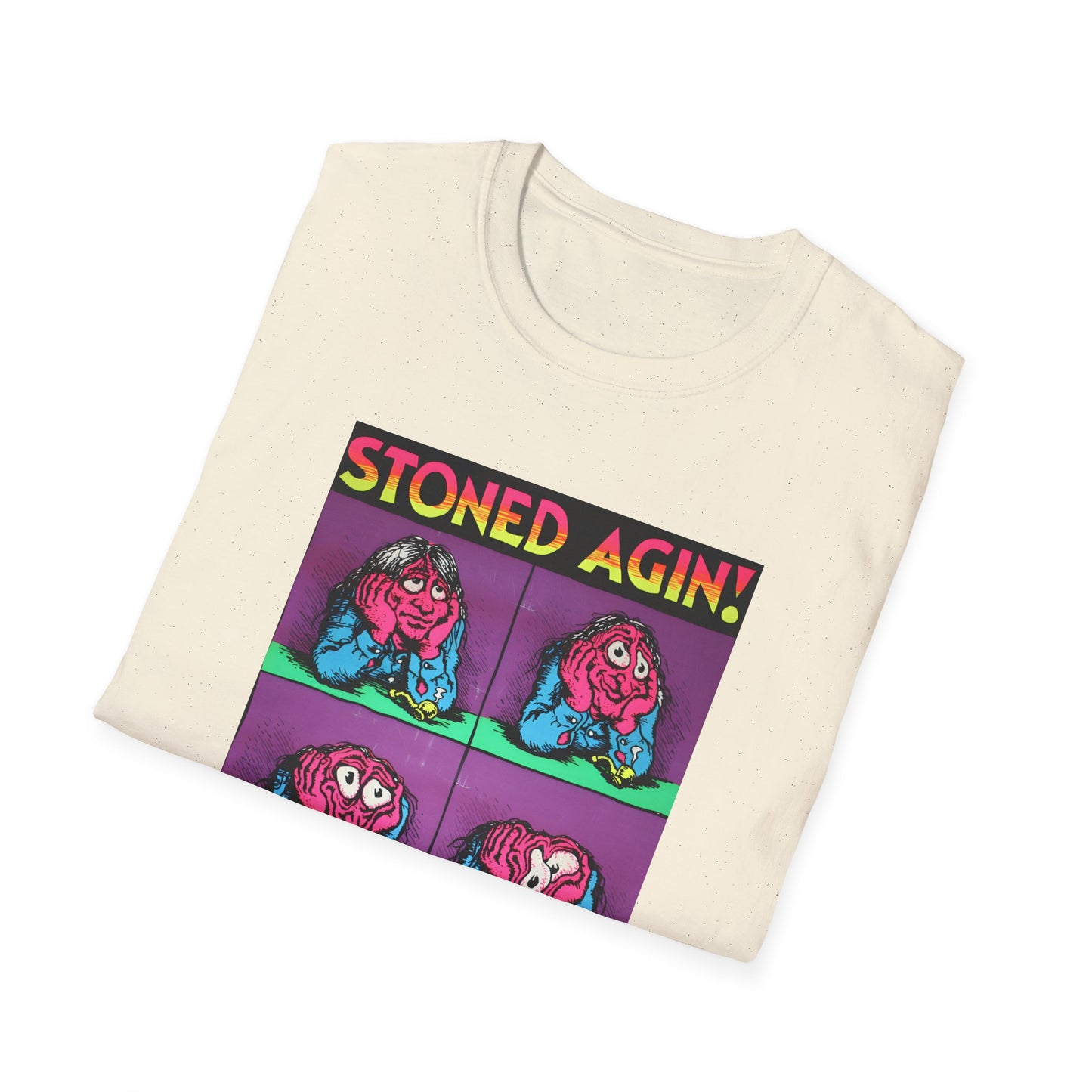 stoned agin! r. crumb blacklight poster tshirt