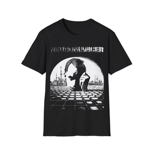 1984 book by william gibson neuromancer book cover tshirt