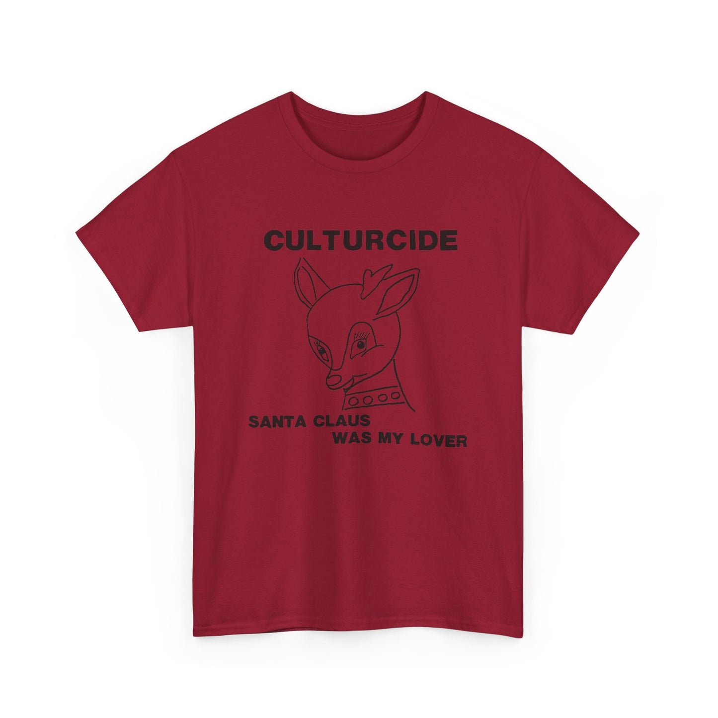 undated outsider music cultureside album santa claus was my lover reproduction tshirt