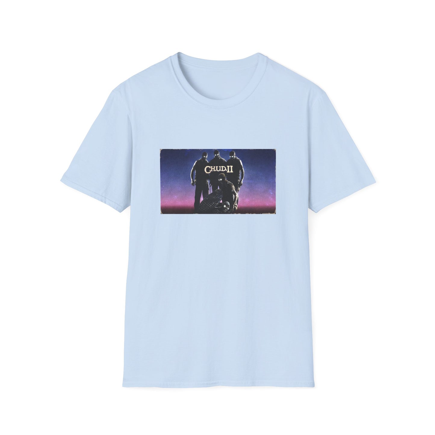 1989 C.H.U.D. II: bud the C.H.U.D movie poster tshirt