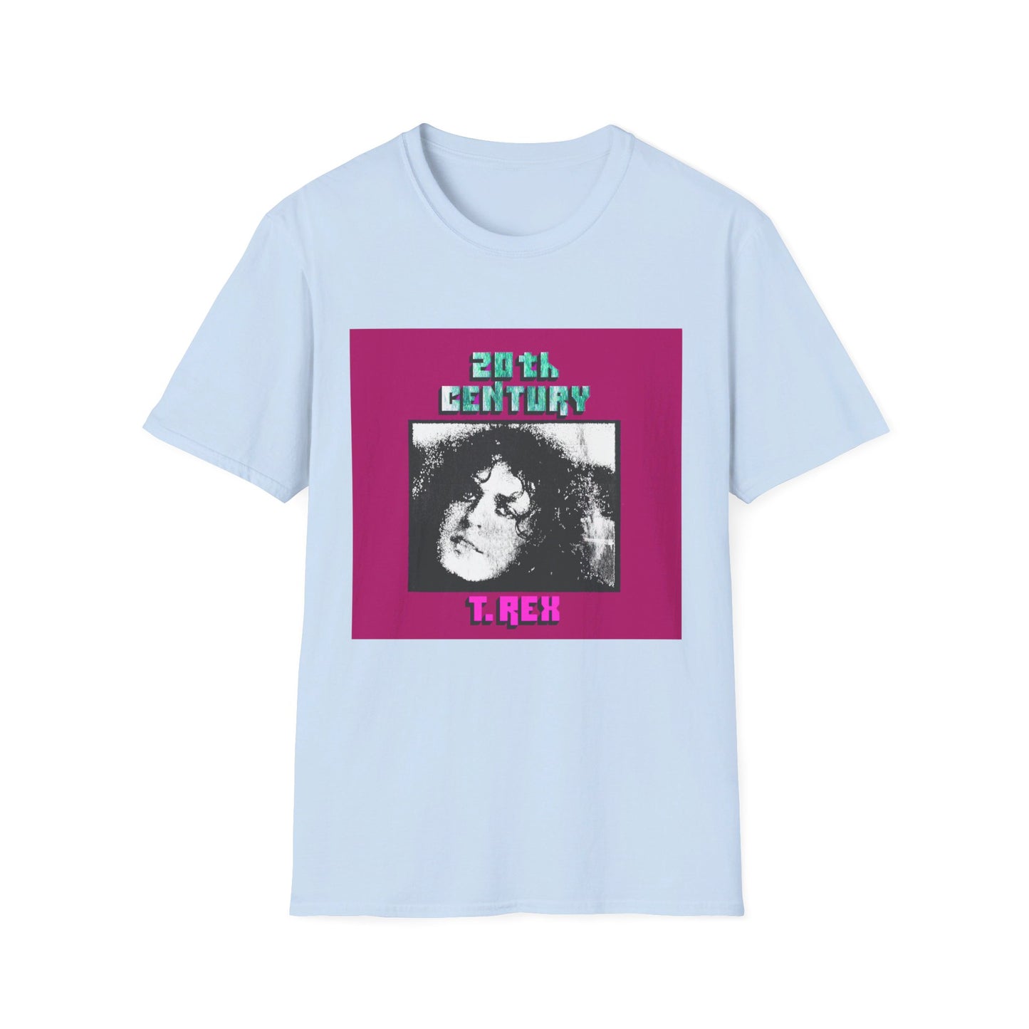 t. rex 1973 20th century alternate colour album tshirt