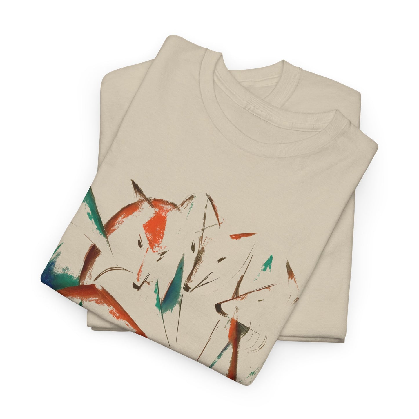 1913 four foxes oil painting by franz marc reproduction tshirt
