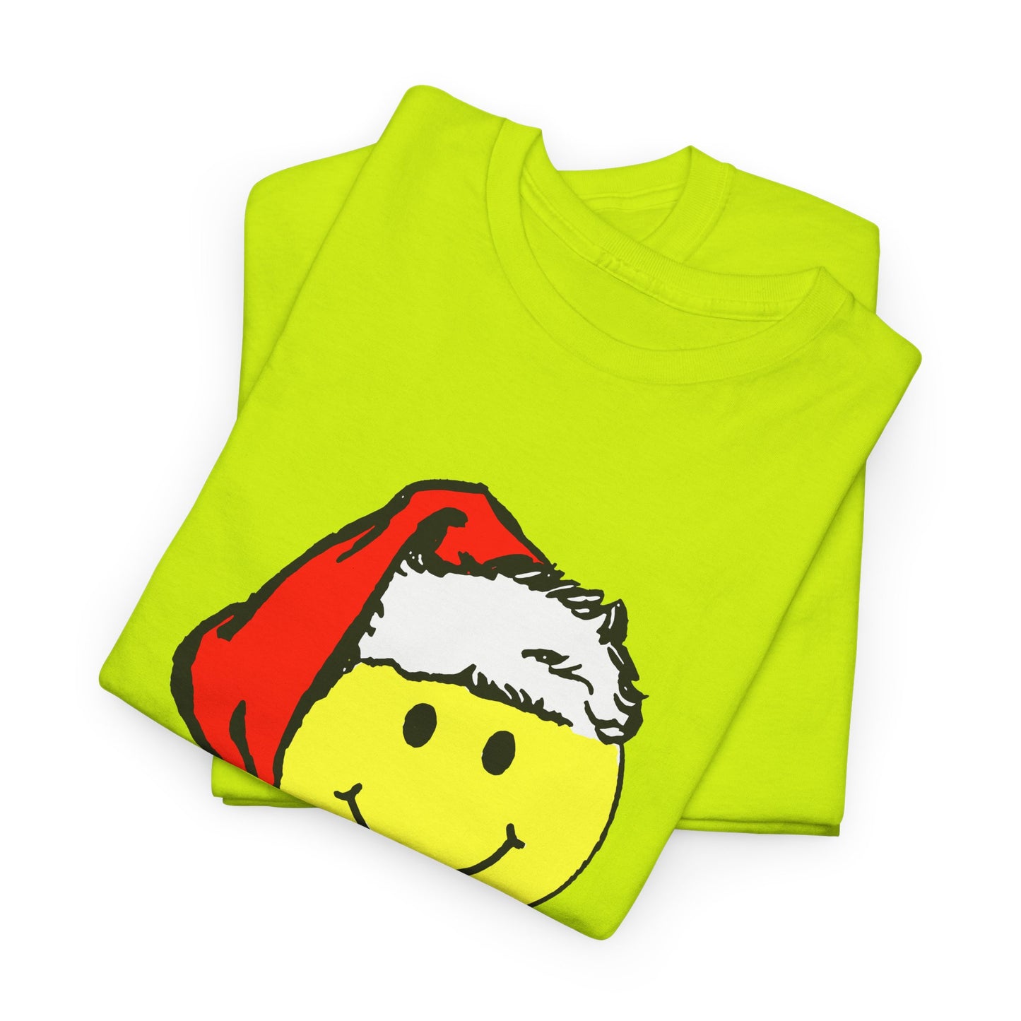 happy face santa 1980s reproduction tshirt