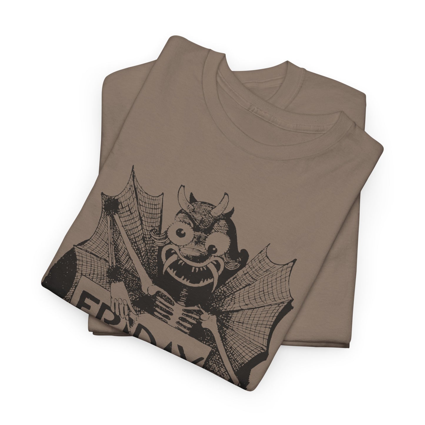 early 1900s friday the 13th jinx illustration reproduction tshirt