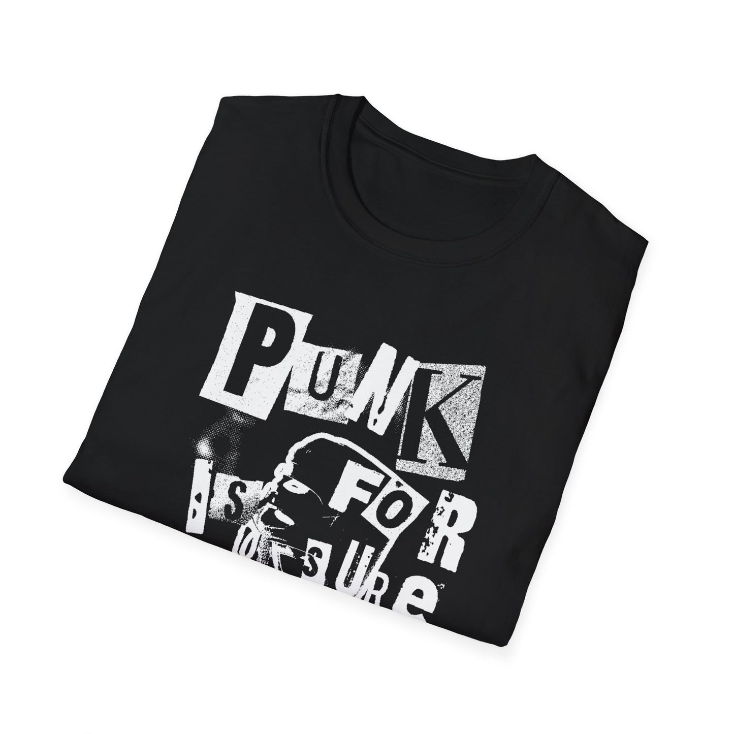 punk is for sure dead spray spaint style tshirt