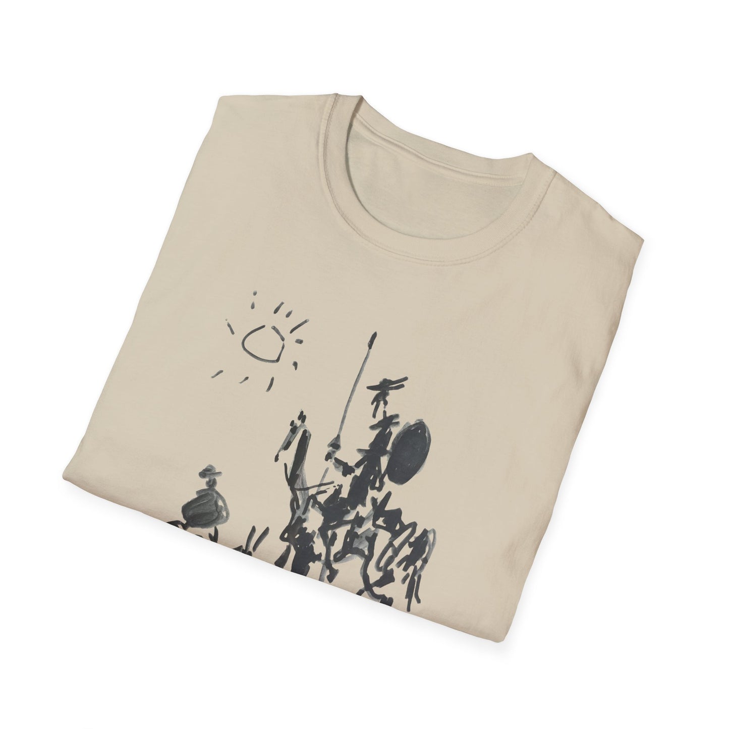 1955 don quixote illustration by pablo ruiz picasso tshirt