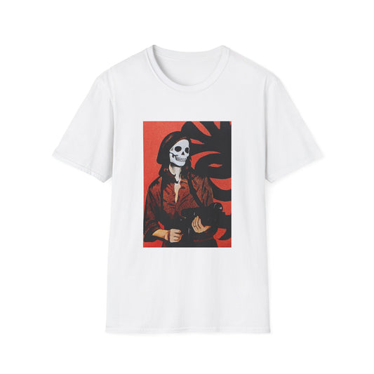 patty hearst skull face tshirt