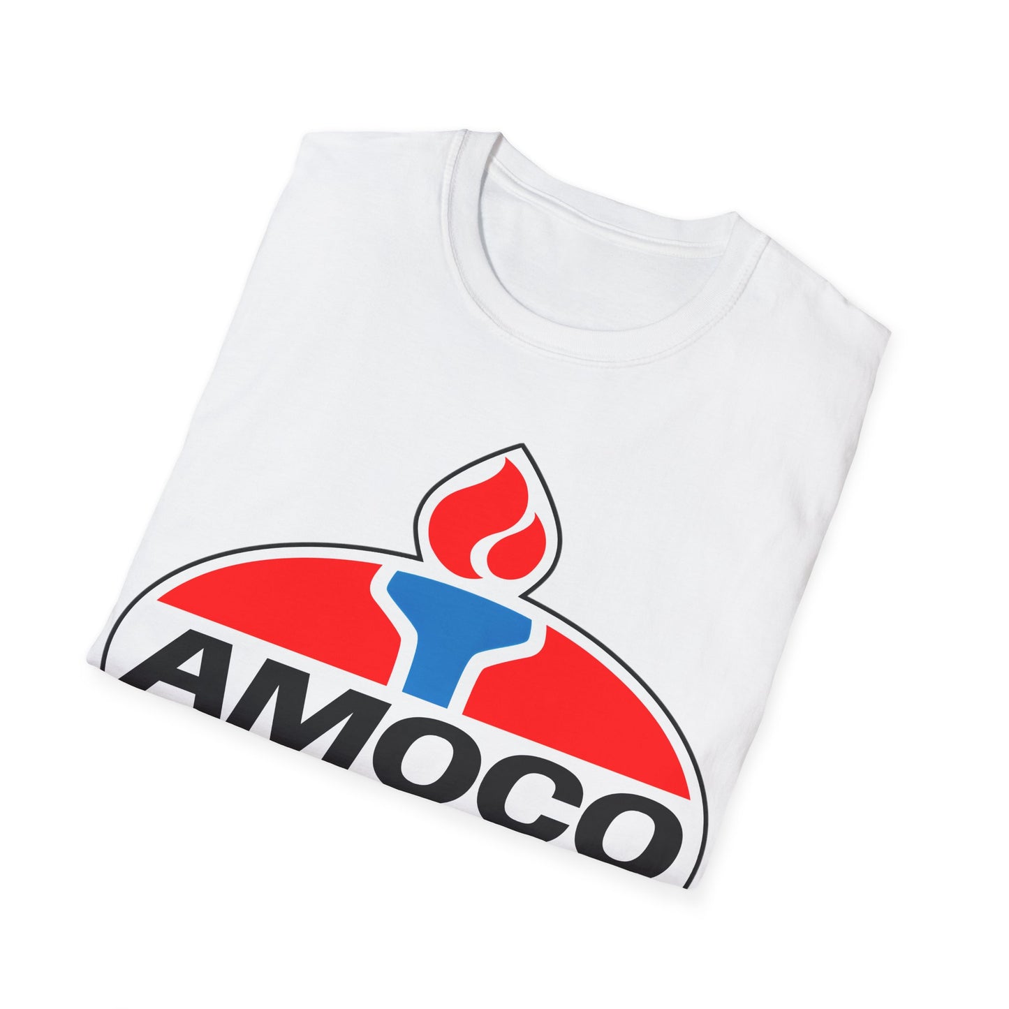 amoco oil company logo tshirt