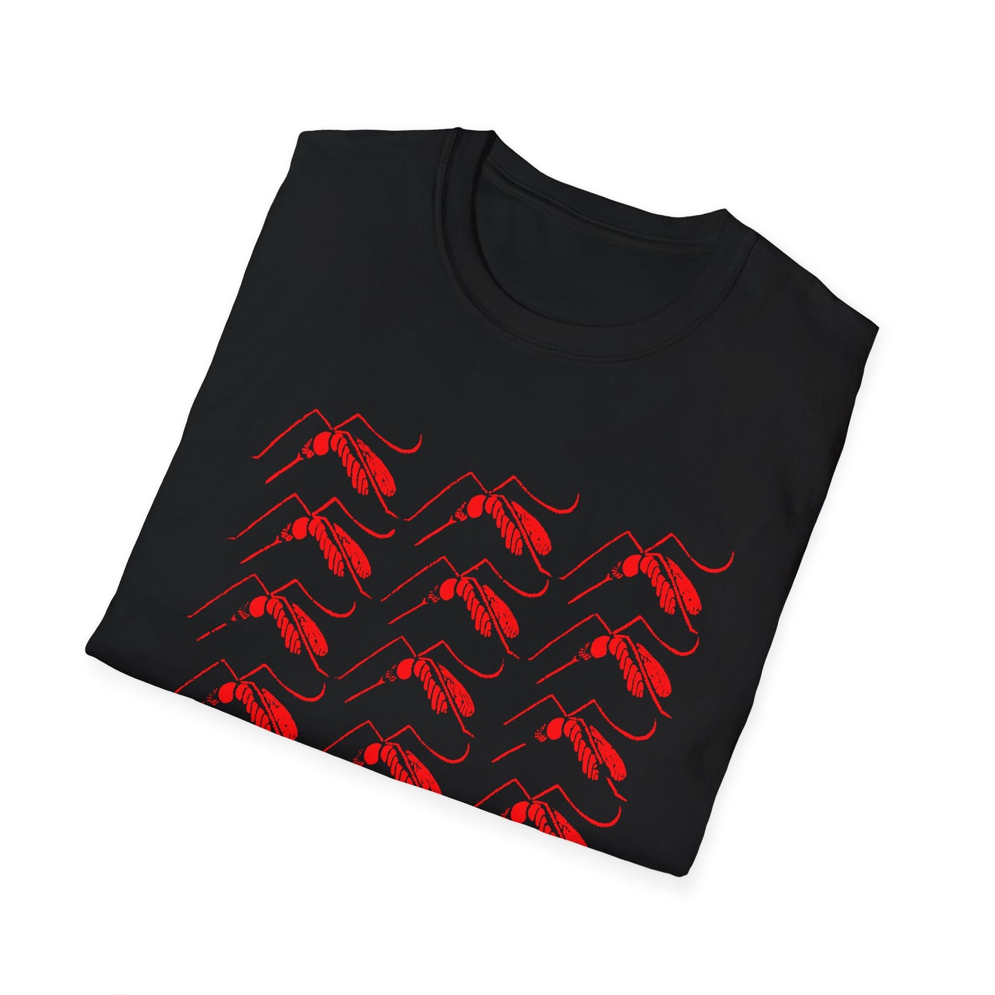 mosquito reproduction red design tshirt