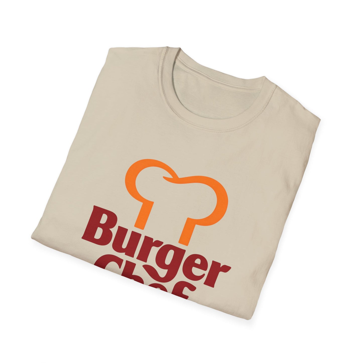 vintage defunct burger chef fast food logo tshirt
