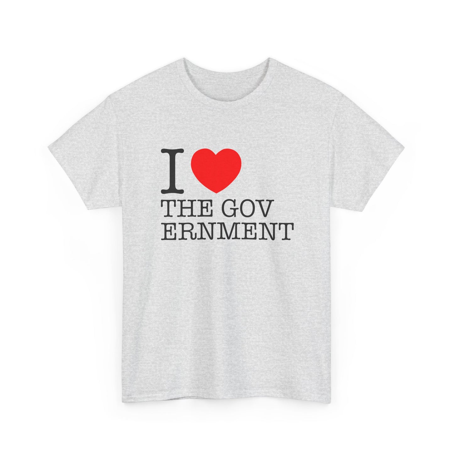 i heart the government tshirt