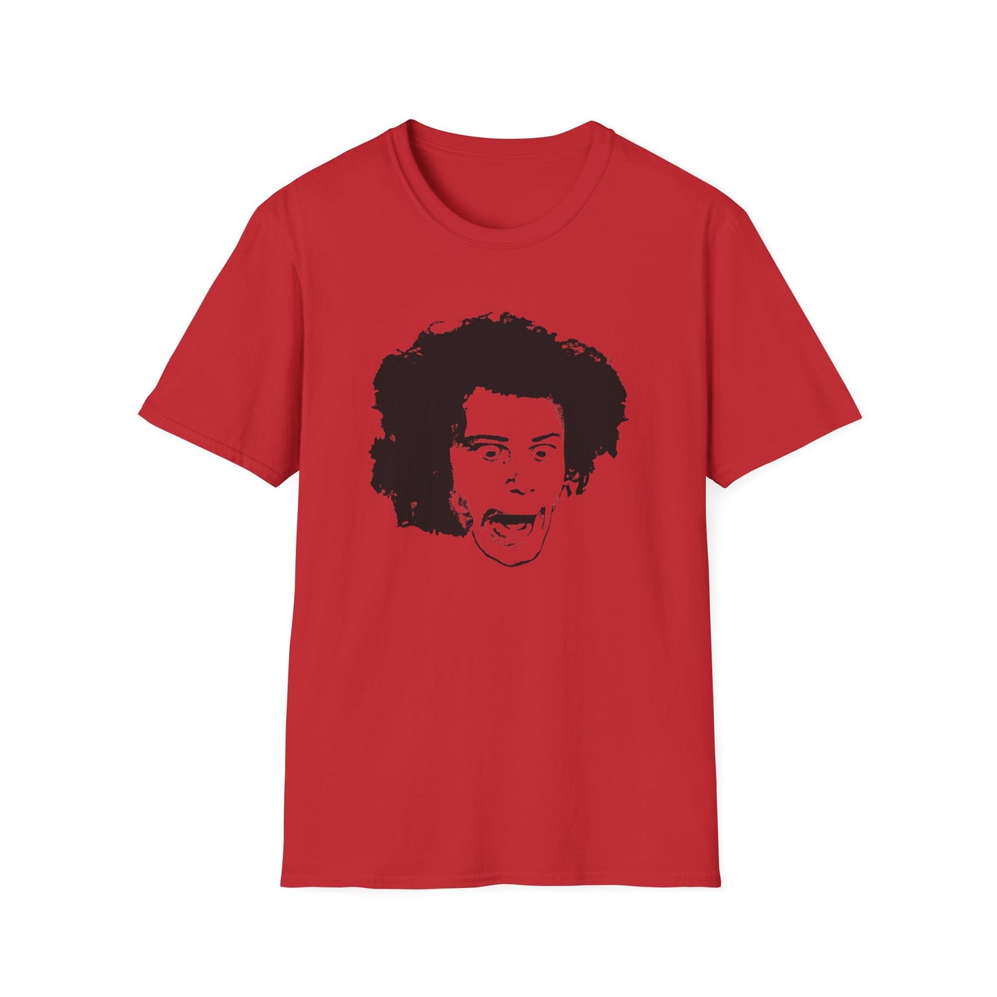 wild man fischer black stencil face tshirt