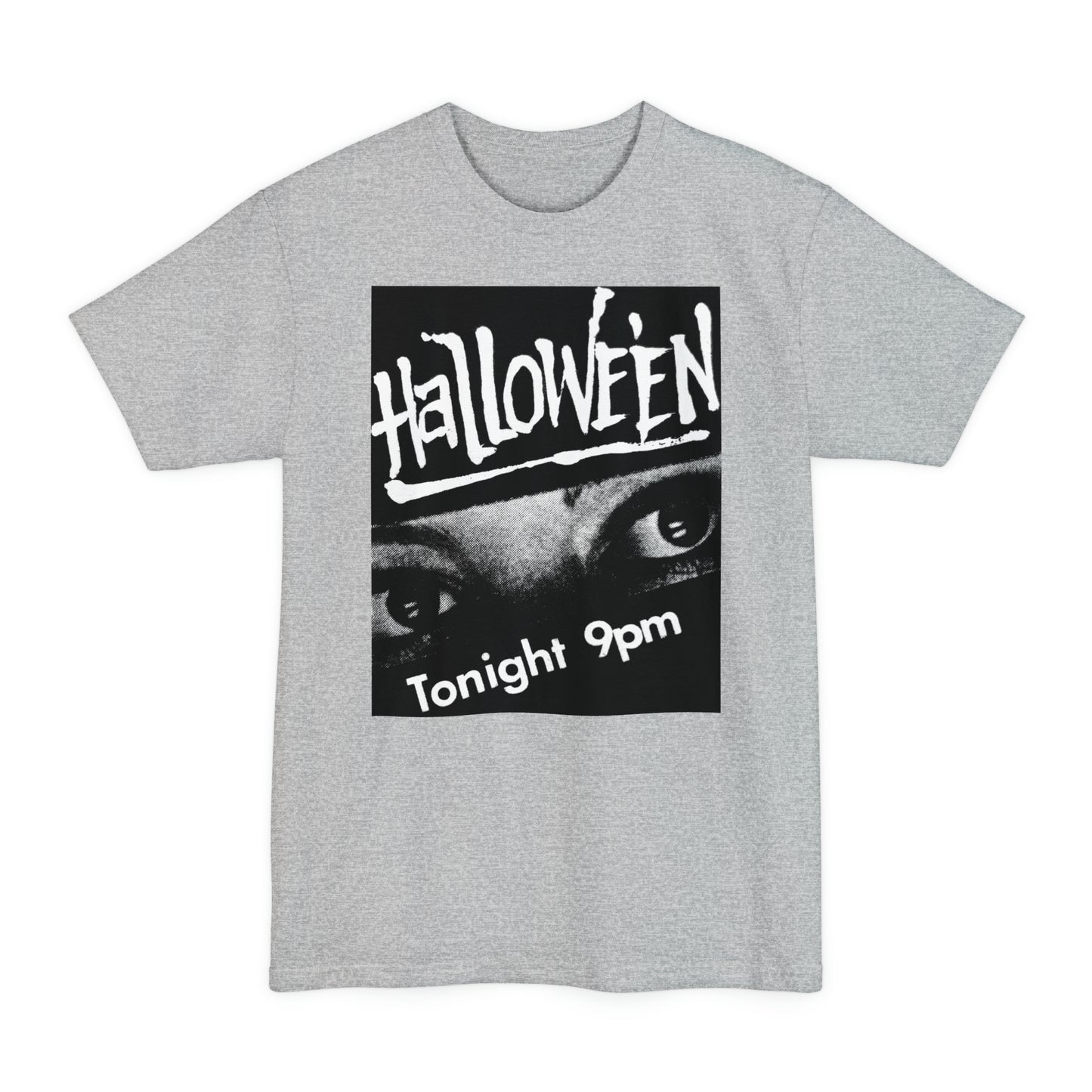 oversized halloween 1978 movie tv guide ad art unisex tall beefy tshirt