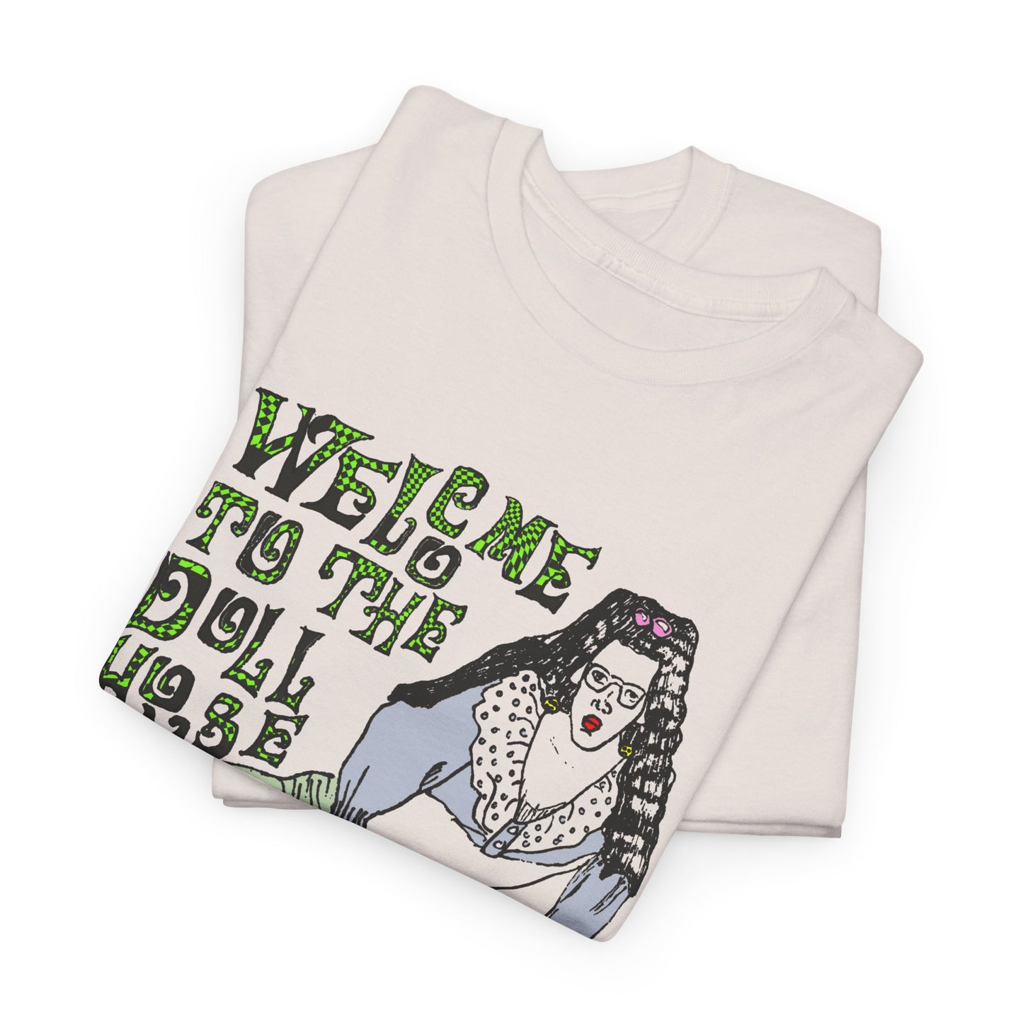 welcome to the dollhouse original drawing tshirt