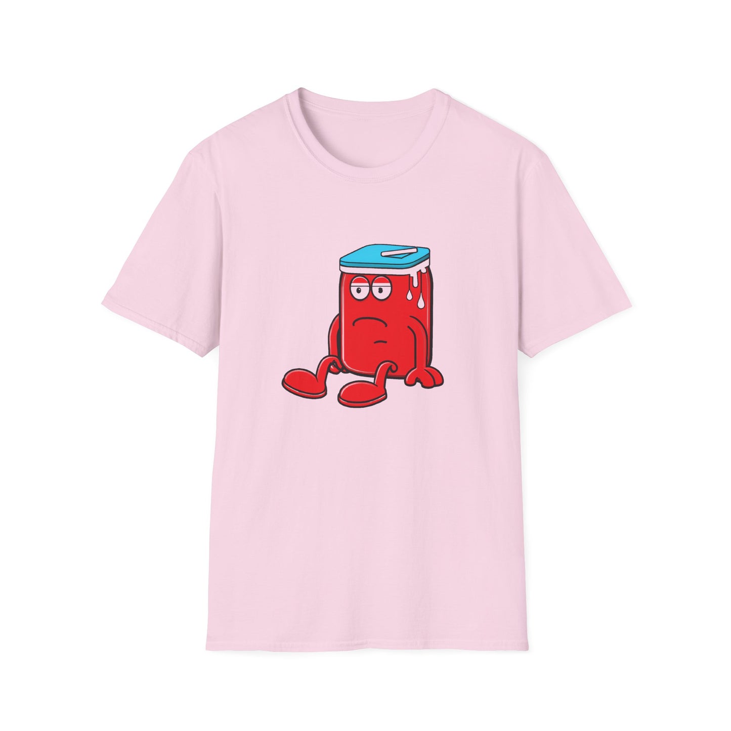 sad wanna be kool aid man juice guy tshirt