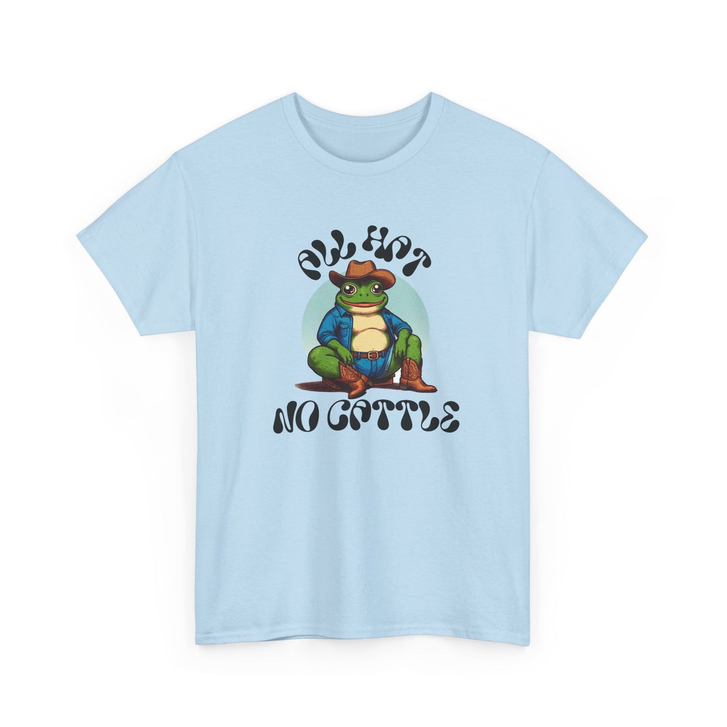 tubby frog all hat no cattle tshirt