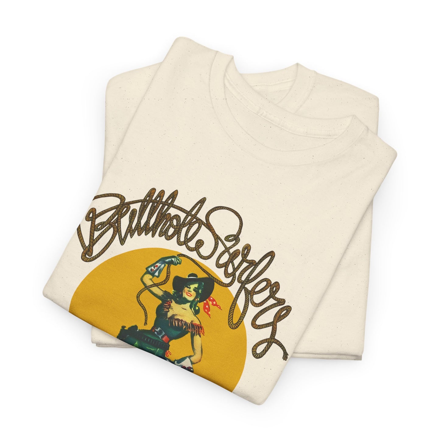1988 frank kozik cow girl art for butthole surfers