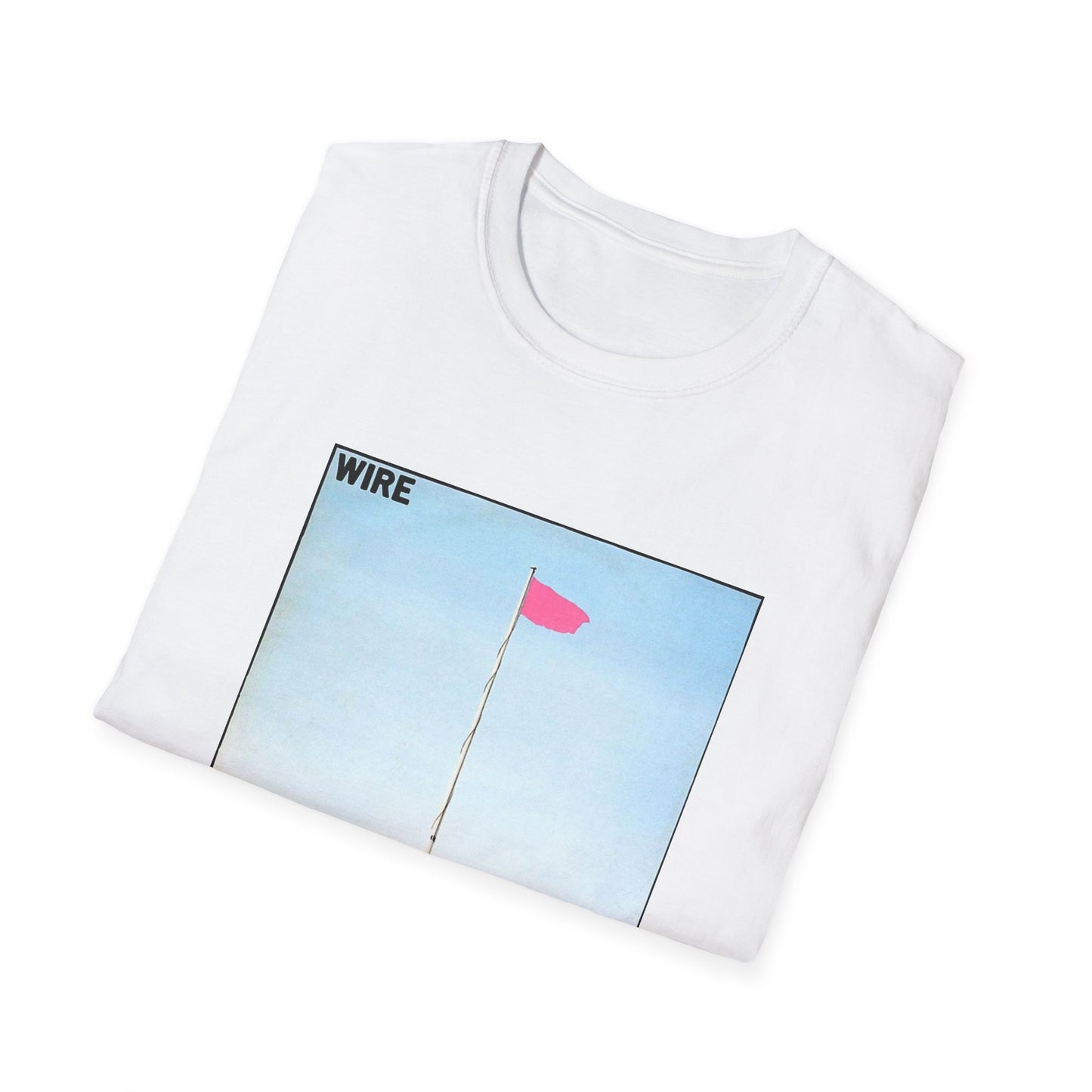 wire 1977 pink flag album cover tshirt