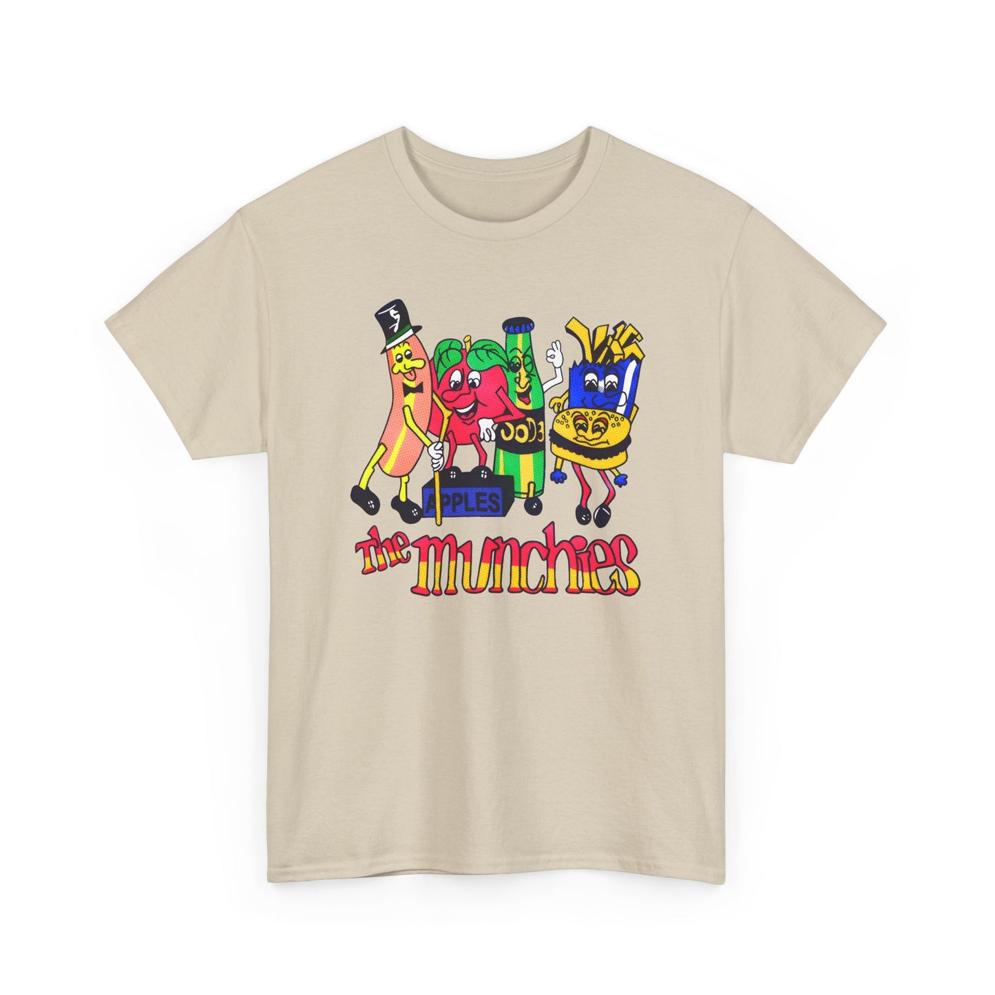 vintage the munchies cartoon illustration reproduction tshirt