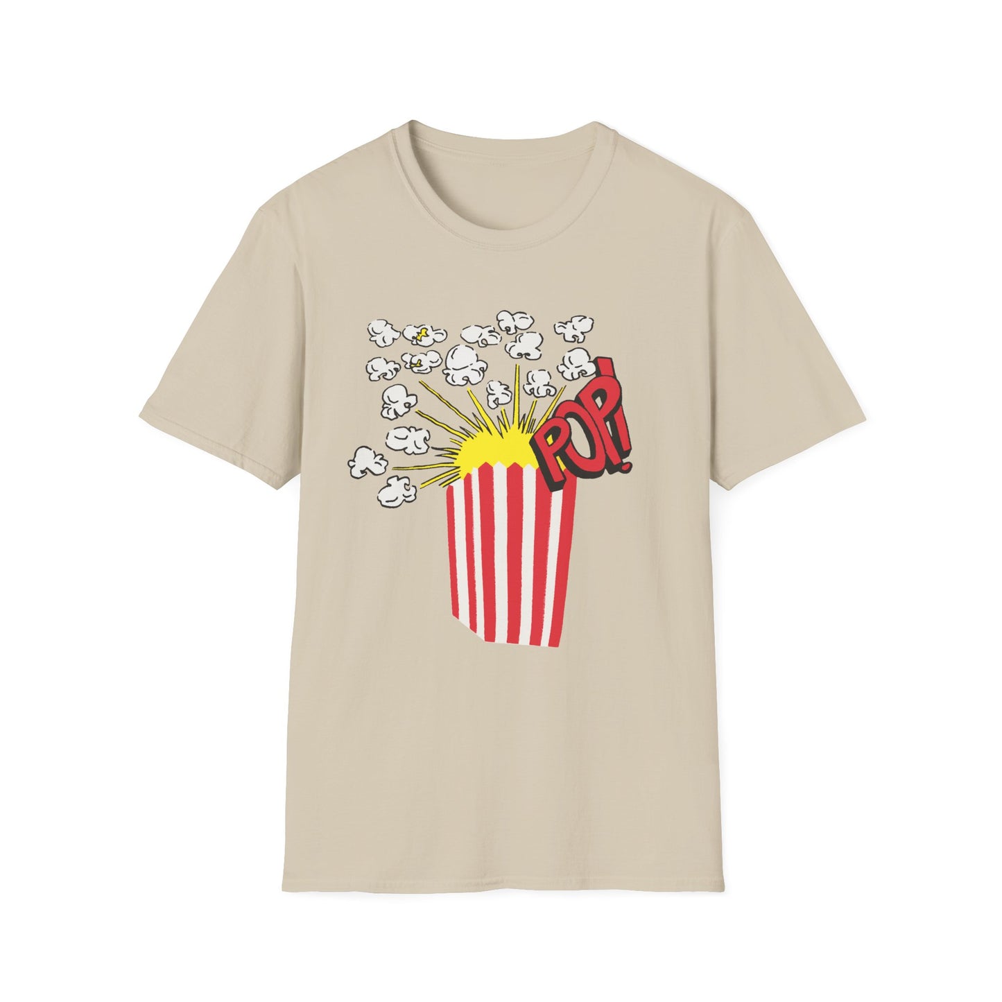 vintage 1980s popcorn image tshirt