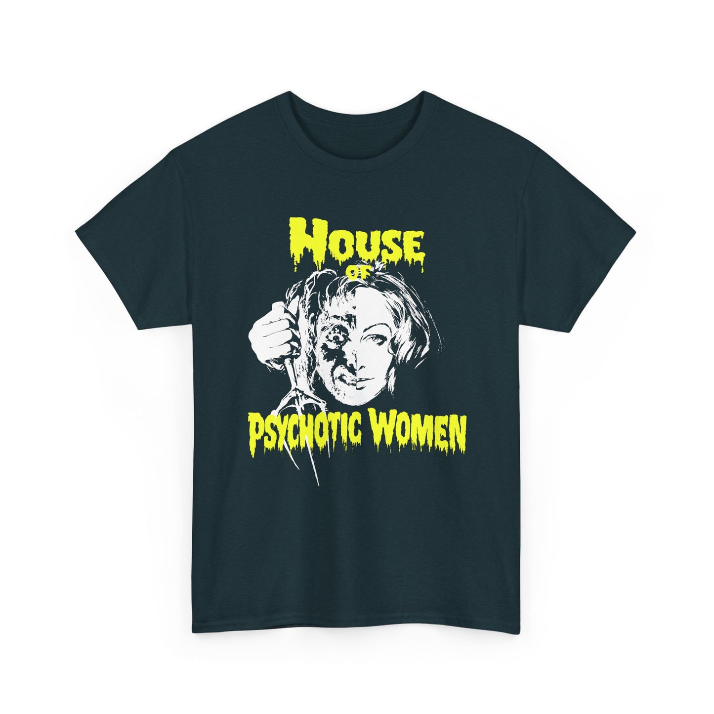 1973 house of psychotic women movie poster custom edit tshirt