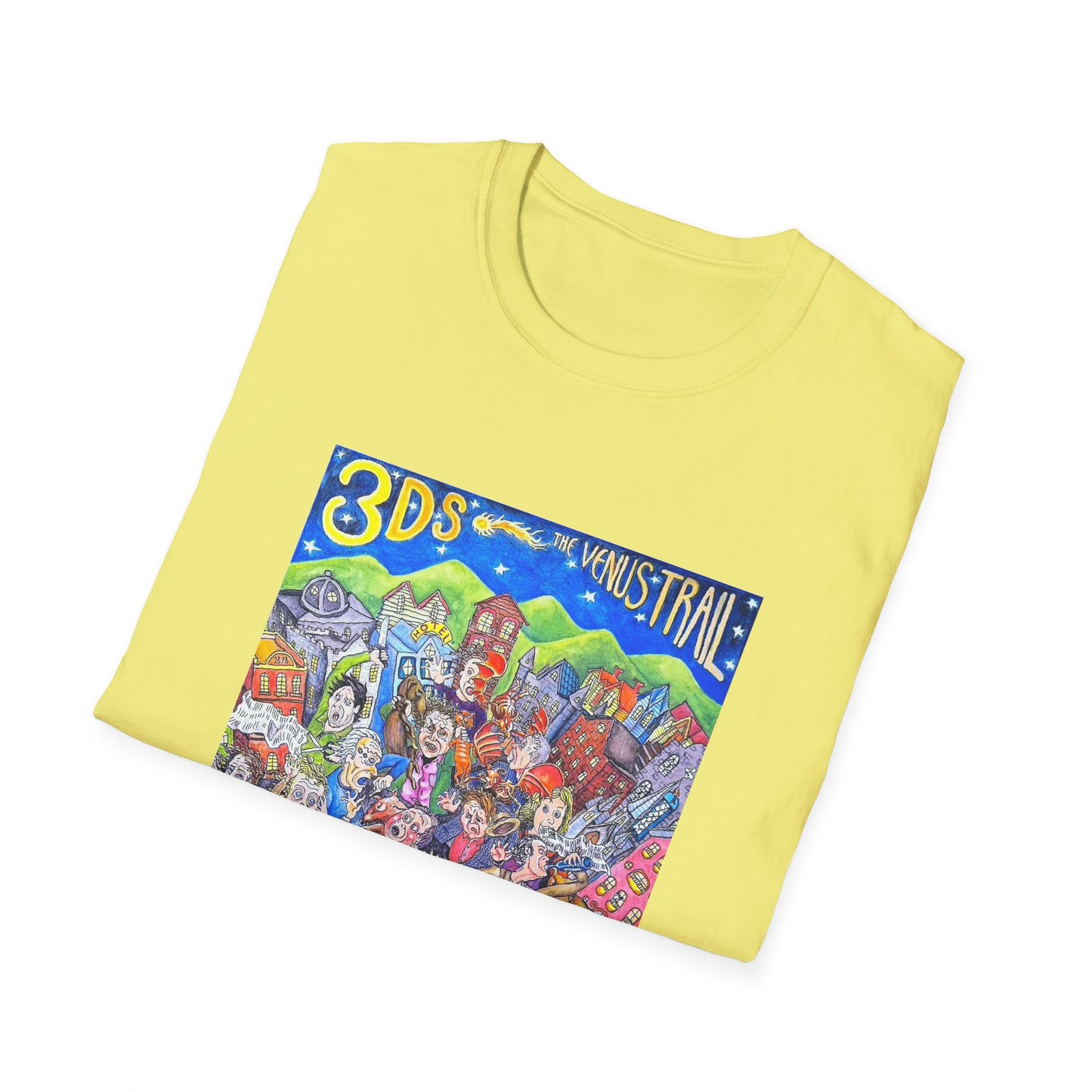 the 3d's 1993 the venus trail album tshirt
