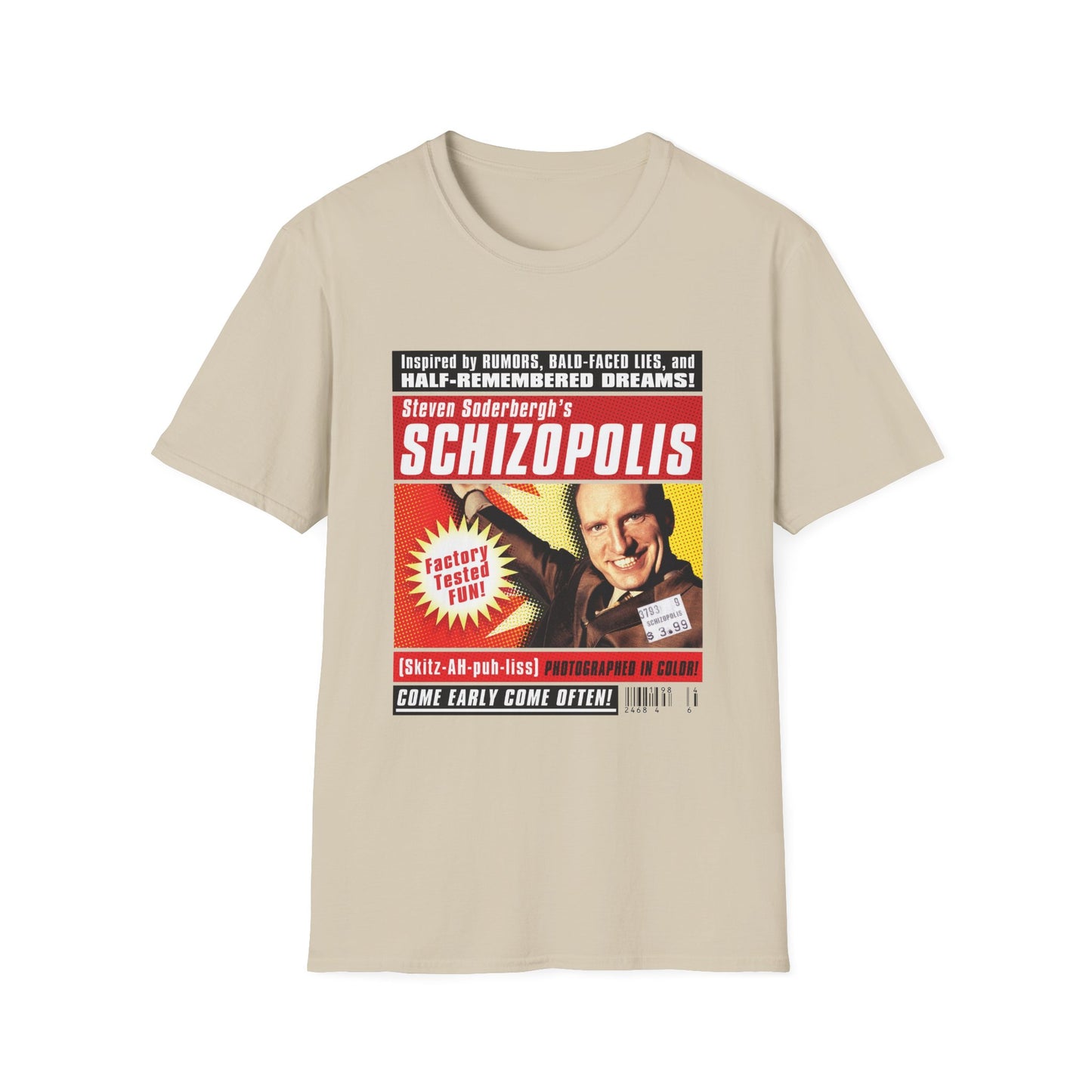 1996 steven soderbergh's schizopolis movie poster tshirt