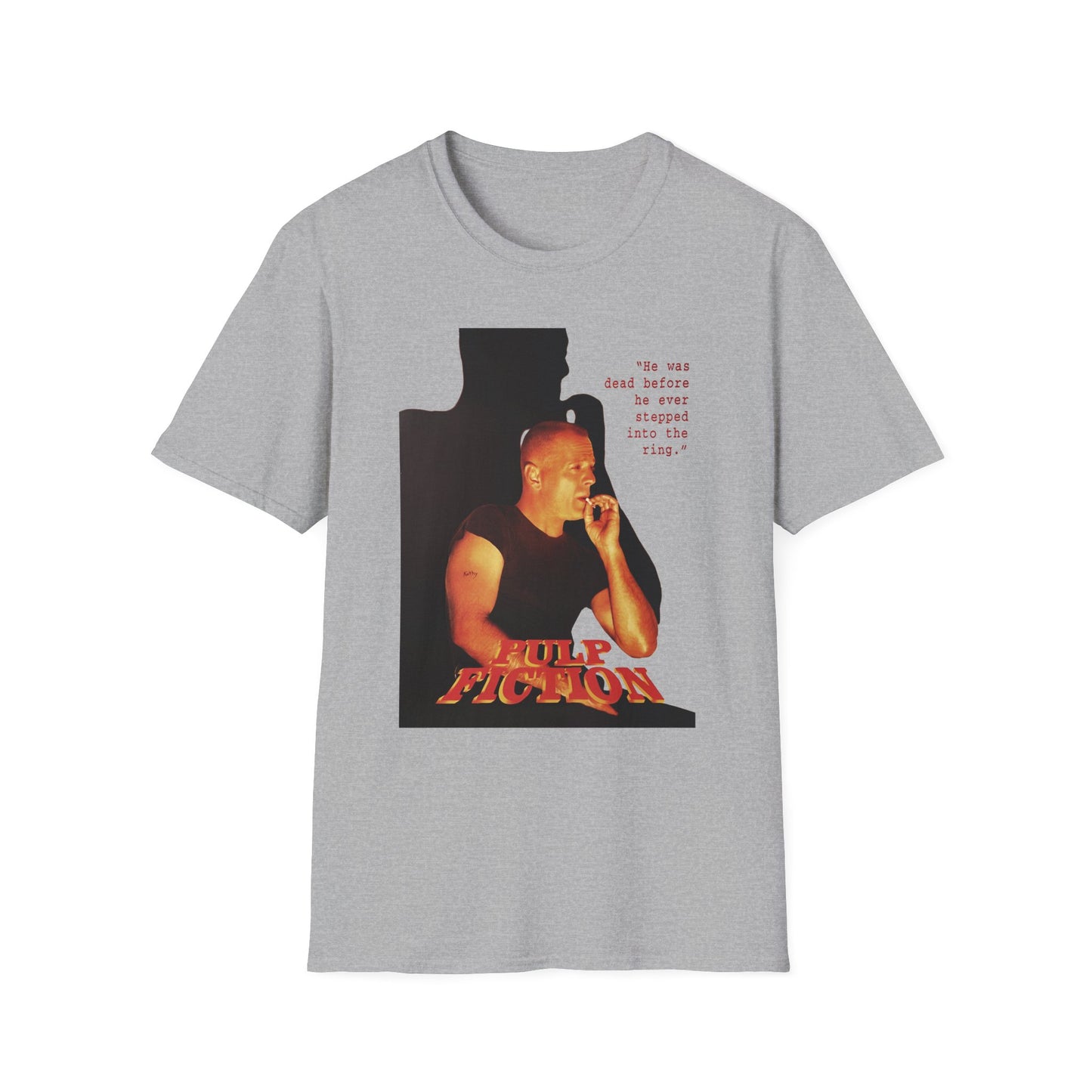 bruce willis pulp fiction the boxer tshirt