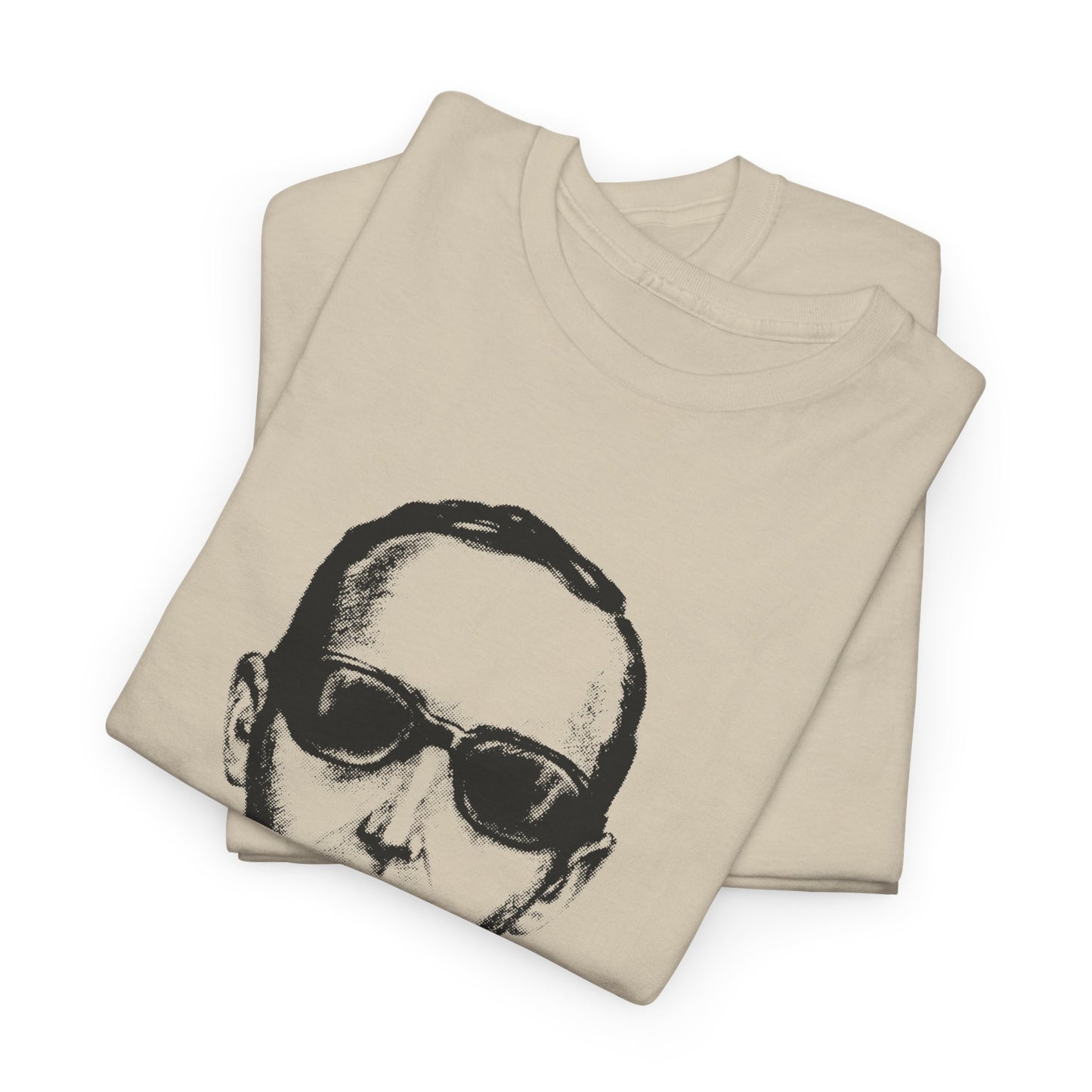 d.b. cooper fbi sketch large head tshirt