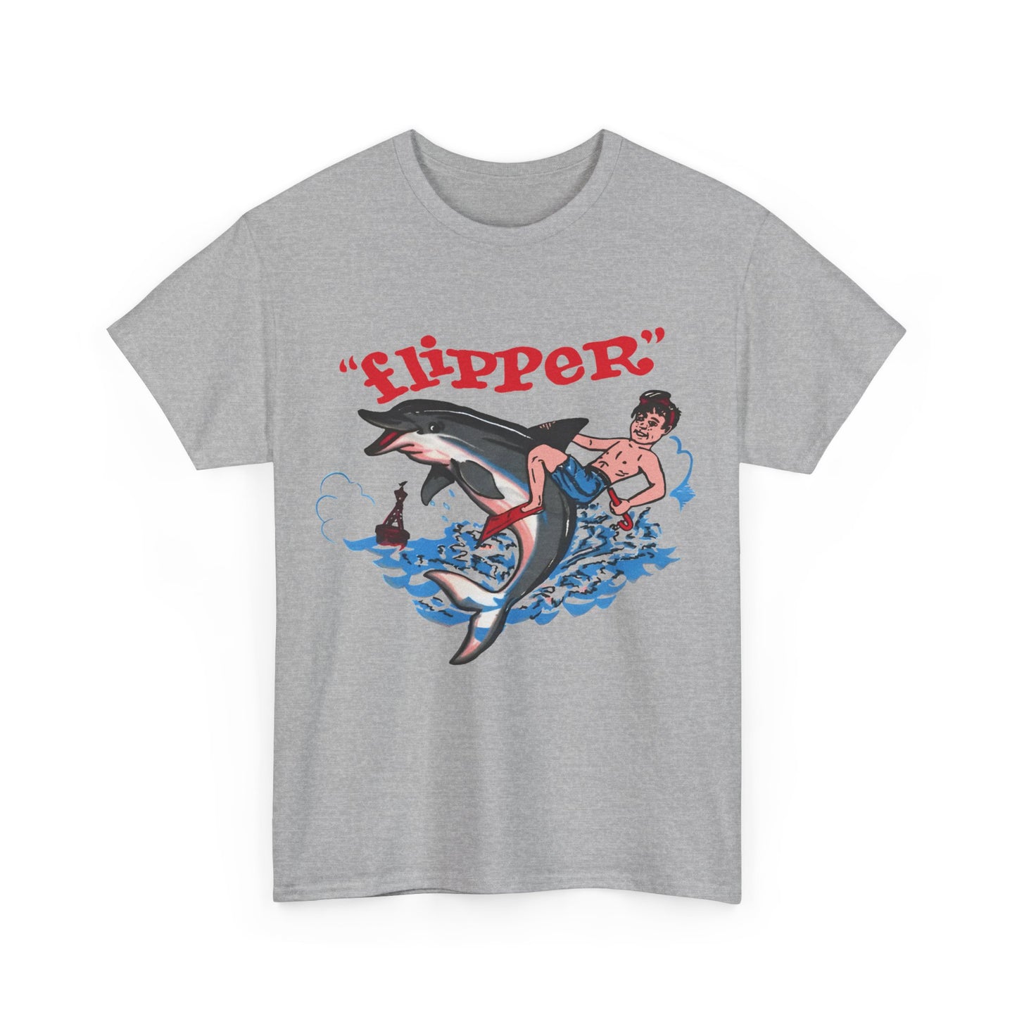 1960s miami seaquarium flipper the dolphin vintage reproduction tshirt