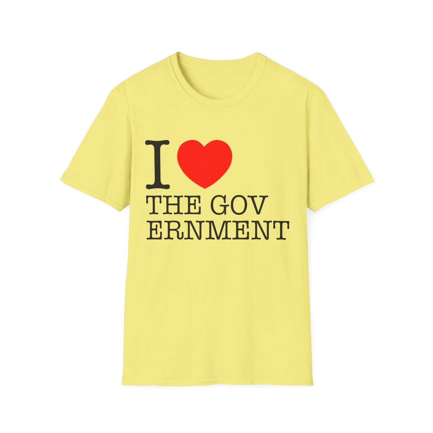 i heart the government tshirt